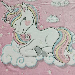 Quality Pink Animal Printed Flannel Fleece Fabric 100% Polyester wholesale