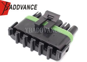 Quality Black 6 Way Female Weather Pack Connector 6 Position 12015799 41x52.5x20.8 Mm wholesale