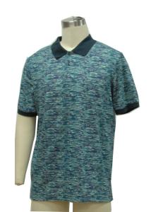 Quality Fitted Mens Patterned Polo Shirts , Classic Polo Solid Color T Shirts 100% Cotton Slub Yarn wholesale