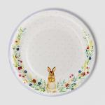 Disposable Cute Rabbit Paper Plate Child Party Supplies Dish Set