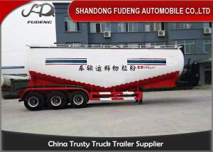 Quality 50 Ton 3 Axles Bulk Cement Tanker Trailer Dimension 13000mm * 3990mm * 2500mm wholesale