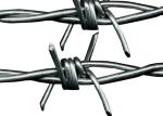 Low Carbon Steel Barbed Wire High Tensile Corrosion Resistance For Protective