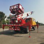 32m Ladder Truck curtain wall construction roof sprinkling decoration waste