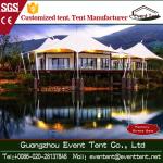 Outdoor Family Luxury Camping Tent 10x10 , Hot Dip Galvanized Steel Frame Tent