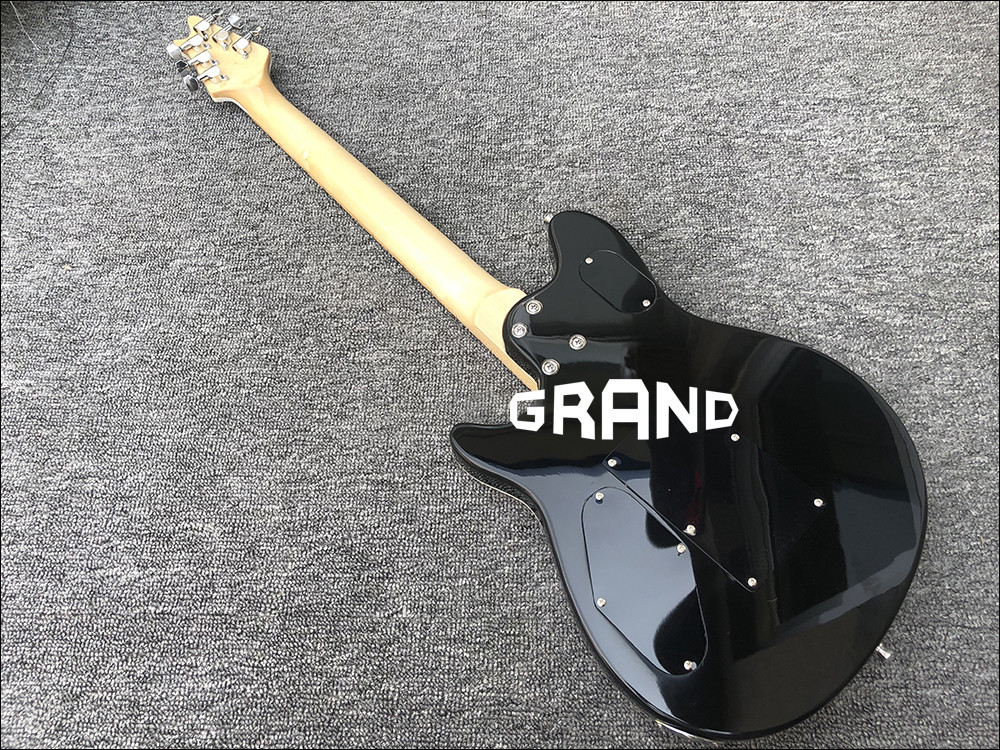 Factory Custom Mahogany Body With Quilted Maple Top Red Paint Floyd Electric Guitar Free shipping