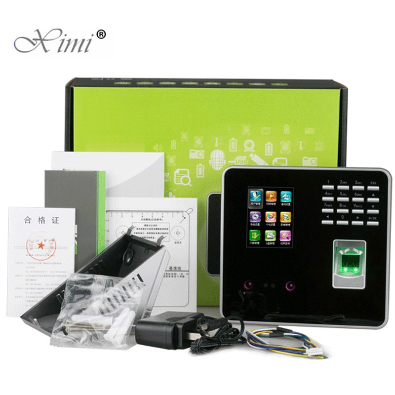 FA200 RFID Card Face Time Attendance Face Recognition Time Clock With Fingerprint Door Access Control System