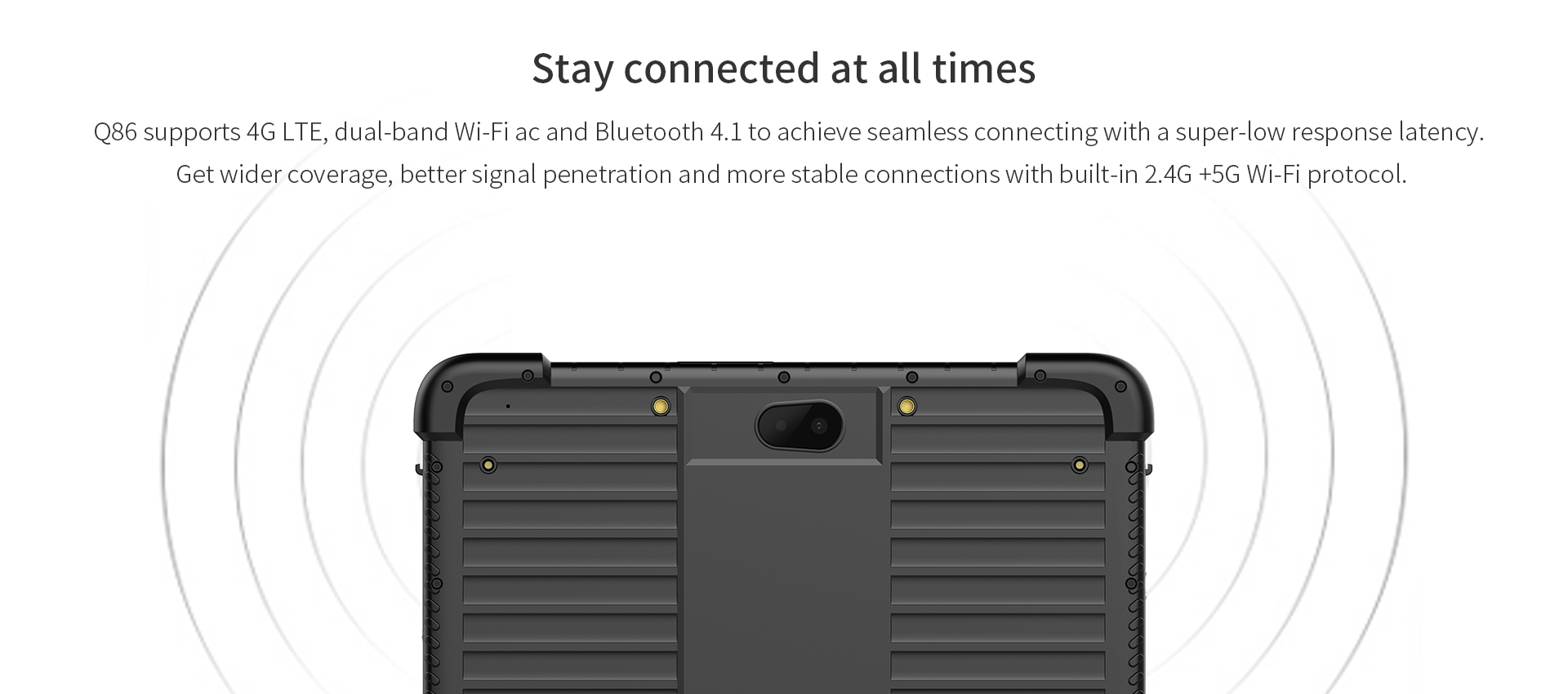 8 Inch Rugged Android Tablet with High Capacity Memory and Long Battery Life