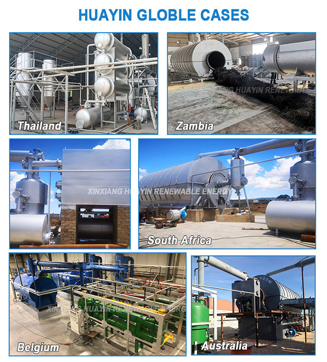 Latest Design Tyre Pyrolysis Machine Used Tyre Recycling Plant To Fuel Oil
