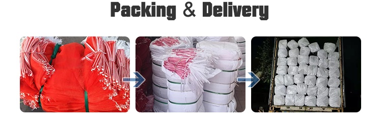 Industrial Drawstring Sinbom Plastic Garlic Mesh Bag for Agriculture and Farmin