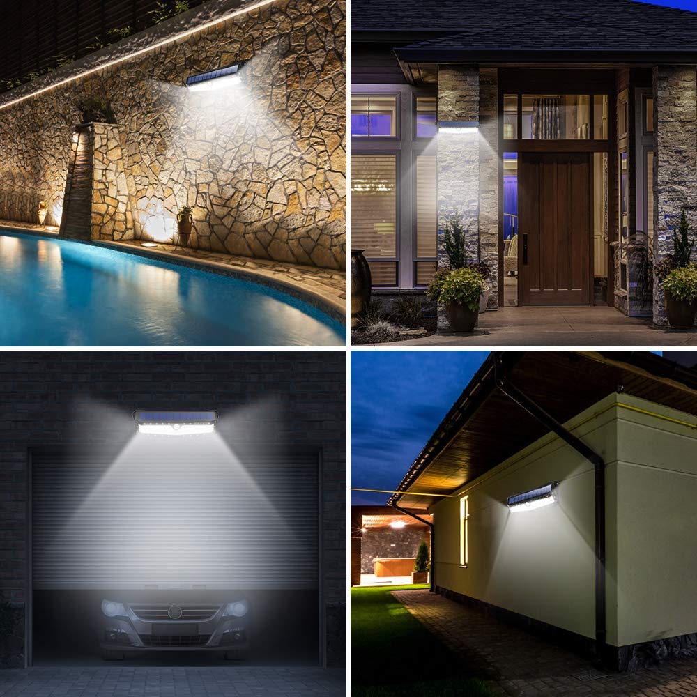 Outdoor Solar Security Lights,79 LED Motion Sensor Super Bright Wall Lights