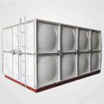 Sectional GRP Water Tank Non Leakage High Performance U Channel Steel Base