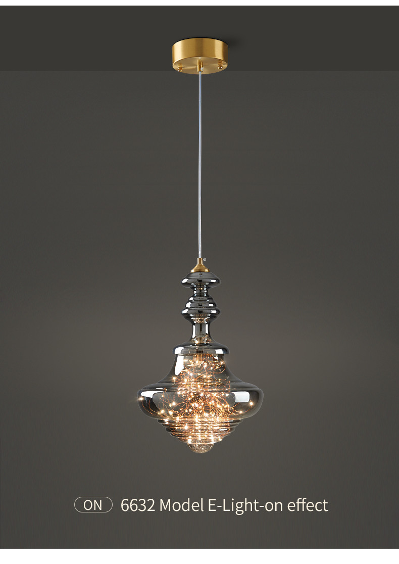Nordic Full Copper Lamp Luxury Post-modern Crystal Chandelier(WH-AP-554)