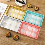 CMYK PMS Recycled Paper Gift Box 6 Compartment Cupcake Container