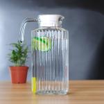 Wholesale Water Drinking Bottle Glass Transparent Water Jug Pitcher