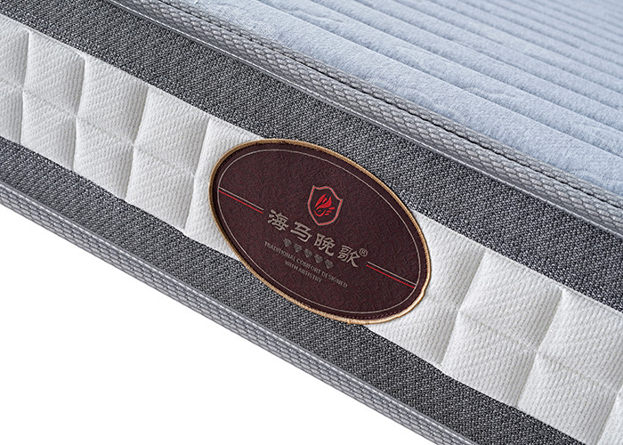 Cotton Memory Foam And Pocket Spring Mattress , 150x200cm Mattress With Brown Coir