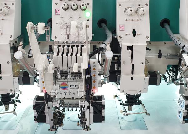 Cheap Large Format Taping Embroidery Machine / Custom Cap Embroidery Machine for sale