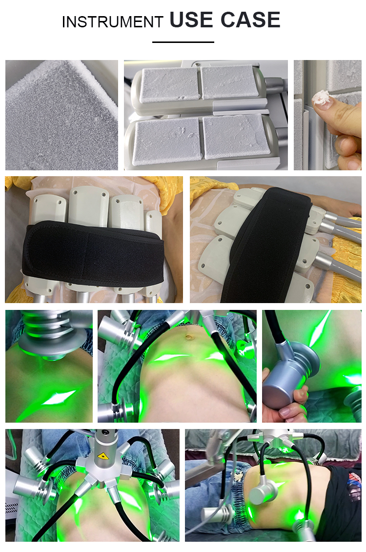 Fat Removal Non Invasive 8D Laser Therapy Machine Dual Wavelength 532nm 635nm Red And Green Light