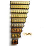 9.5mm / 0.375" Barrier Screw Terminal Blocks Side Pin Mounting