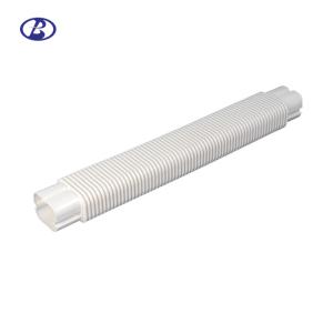 Quality 130mm Air Conditioner Pipe Cover White Decorative PVC Flexible Duct Free Joint wholesale