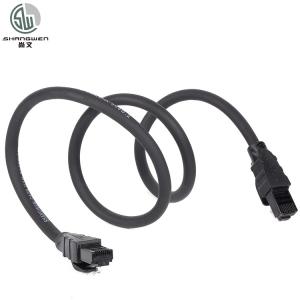 OEM Bare Copper Ethernet Cable , 24AWG 4P Cat5e Patch Cable Network