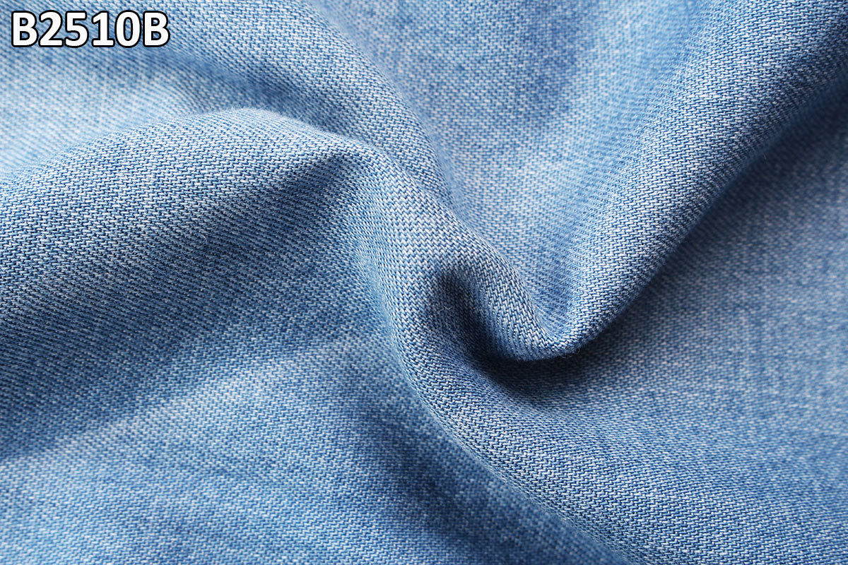 Shirt Denim Fabric 5oz Soft Hand Feel Good Quality Rigid 100% Cotton