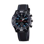 Men's Stainless Steel Caseback Watches ,Men Sports Silicon Watch Wrist Watch