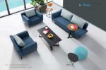 Muti Purpose Upholstered Salon Reception Chairs Waiting Sofa For Office