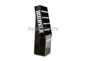 Quality Advertising Free Standing Cardboard POS Displays Black with 15 Pockets wholesale