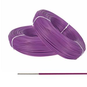 Quality Stranded FEP high temperature Tinned Copper Wire 14 Awg Purple Color 200C wholesale