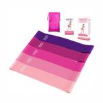 5pcs 18.5cm Natural Latex Resistance Bands Pastel