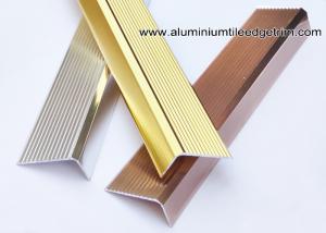 Quality Anti Slippery Aluminum Stair Nosing / Edging / Brace With 45mm X 20 mm wholesale