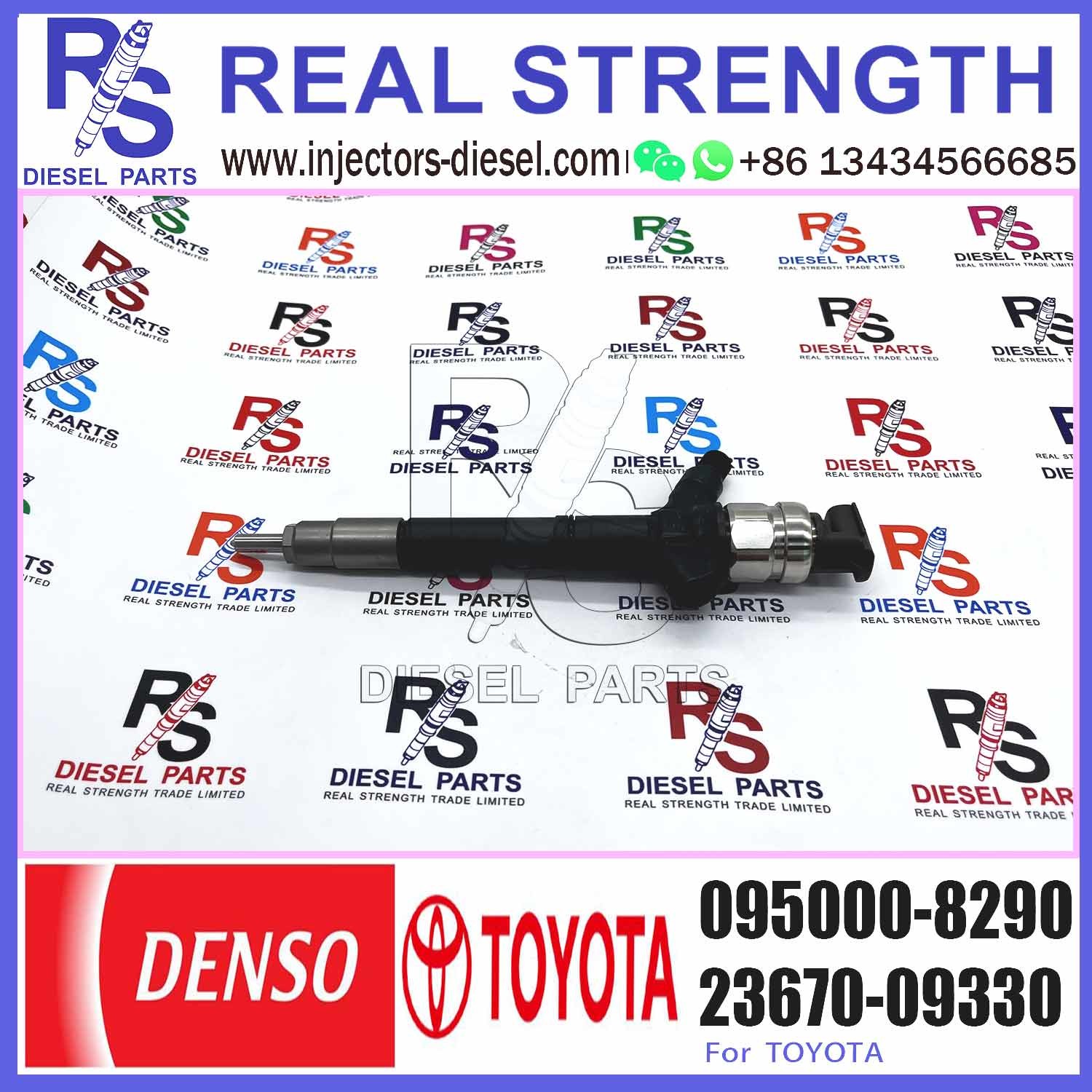 1KD Fuel Injector 23670 -0L050 23670- 0L050 236700L050 095000-8290 23670-0L050 for 1KD-FTV 3.0L