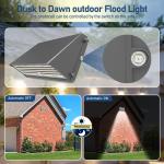 Full Cut Off Street Outdoor Wallpack Lamp Waterproof IP65 80W/100W Selectable