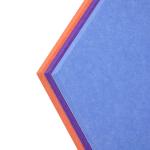 PET Sound Absorbing Hexagon Acoustic Panels For Home Office Classroom Wall