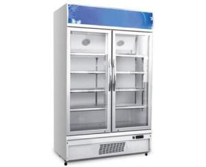Quality Anti Fog Glass Commercial Display Chiller , Adjustable Shop Display Freezer wholesale
