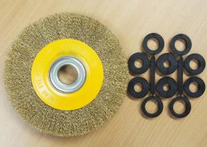 Quality Industrial Steel Circular Wire Wheel Cleaning Brush For Bench Grinders wholesale