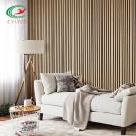 Interior Wood Timber Slat Wall Panels Fire Retardant Harmless