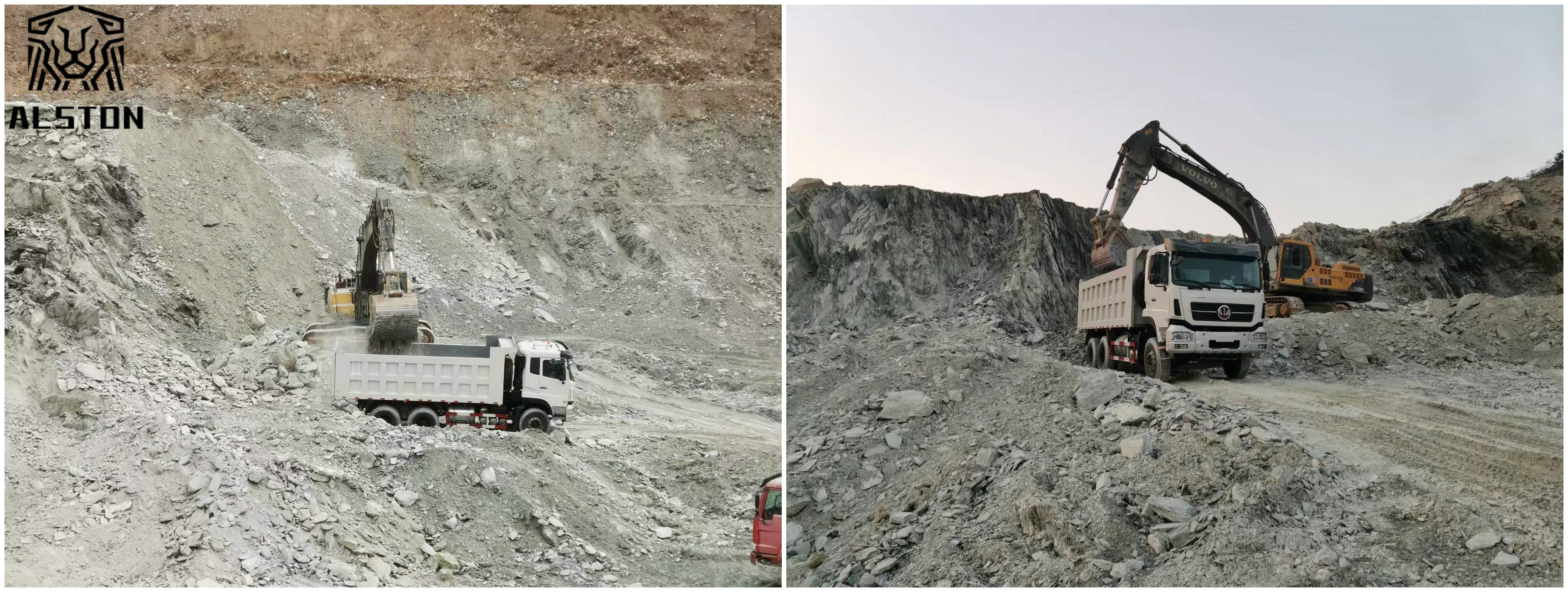 Landking Dump Truck 6x4 , 10 Wheeler Tipper Truck For Sale