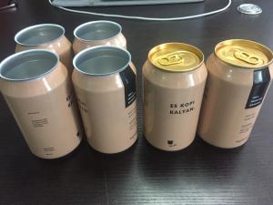Quality Custom Shrinking Sleeves Aluminum Beer Cans With Lids 12oz 16oz wholesale