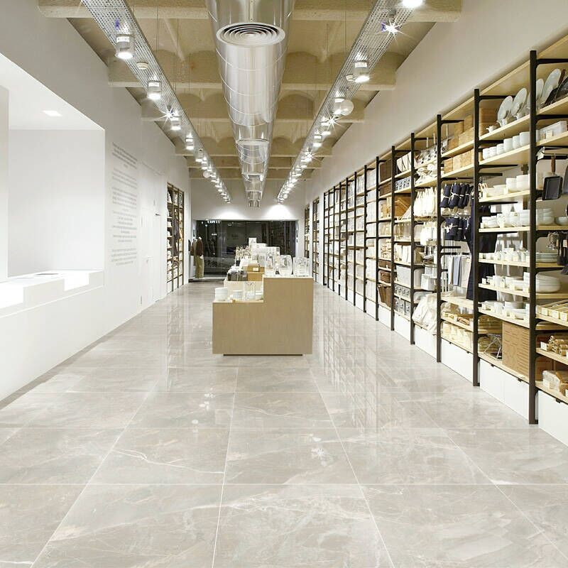 Glazed Polished Marble Look Porcelain Tile 600*1200mm Wear - Resistant