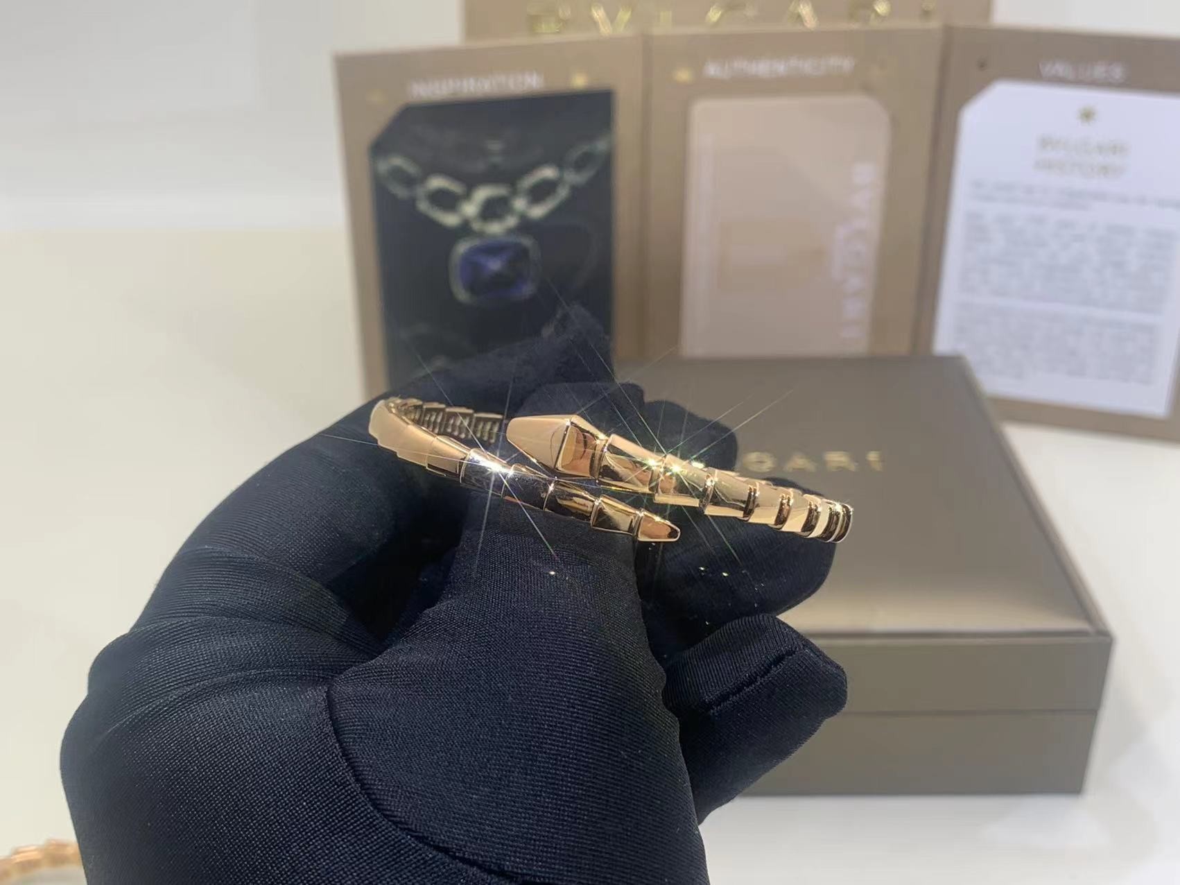 i Serpenti Viper Bracelet Serpenti Viper 18 Kt Yellow Gold Bracelet