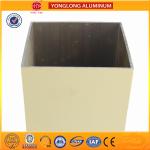 Rectangle Raw Powder Coated Aluminium Extrusions Surface Brightness