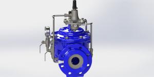 Quality Stainless Steel Pilot Flow Control Valve Nylon Reinforcement Diaphragm wholesale