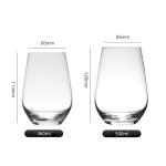 OEM Crystal Whisky Wedding Champagne Drinking Water Glasses 72*120mm
