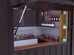 Galvanized Steel Square Tubes Mini Popup Shop Mobile Container Coffee Bar Houses