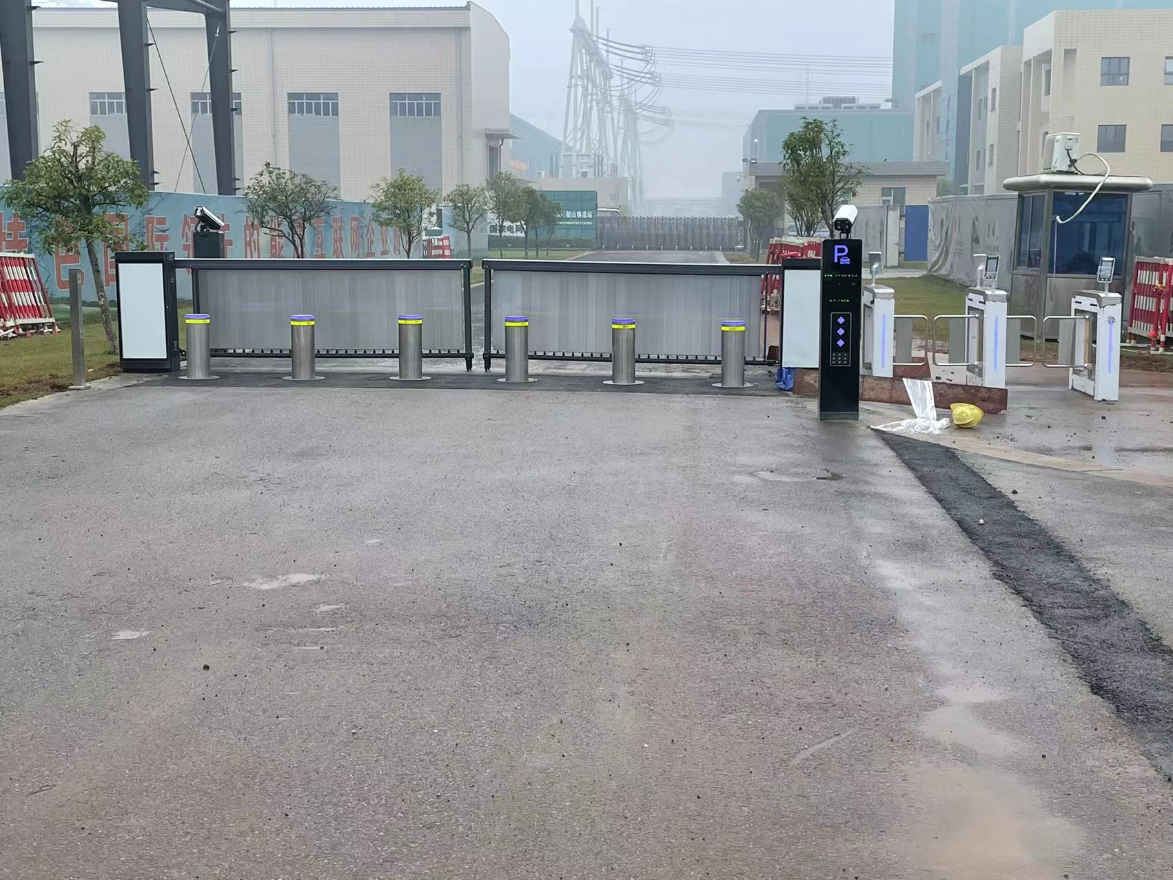 Width 650mm Full Automatic Systems Turnstiles Brushless Servo Motor