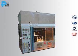 UL94 Vertical Flame Test Equipment 0.75 CBM Volume Chamber With Bunsen Burner