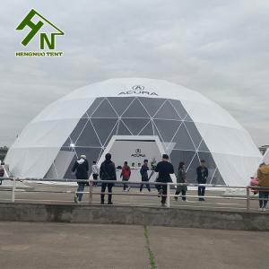 Quality Diameter 20m White Dome Shaped Tent For Car Show Party Events SGS Certification wholesale