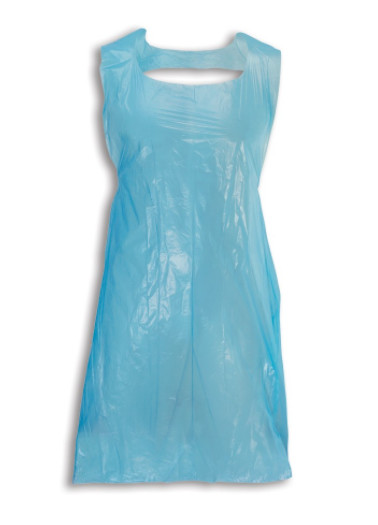 Transparent PE Disposable Plastic Apron Waterproof For Cleaning