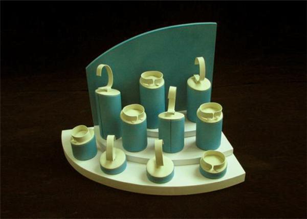 Commercial Jewelry Display Stands , Ring Necklace Display Stand Set Eco -